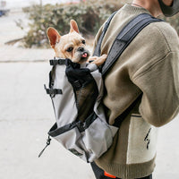 Portable Dog Carrier Backpack for Travel & Outdoor Adventures, Paws and Whiskers
