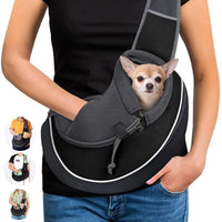 Portable Crossbody Pet Carrier Bag for Dogs & Cats Outdoor Travel, Paws and Whiskers