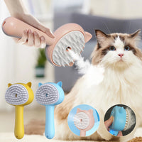 Rechargeable Mist Self-Cleaning Pet Grooming Brush for Dogs & Cats, Paws and Whiskers